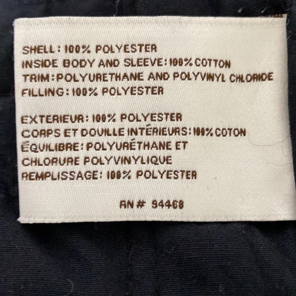 Laundry by Design Women's Black Double Breasted Quilted Belted Jacket Size XS - Picture 9 of 10